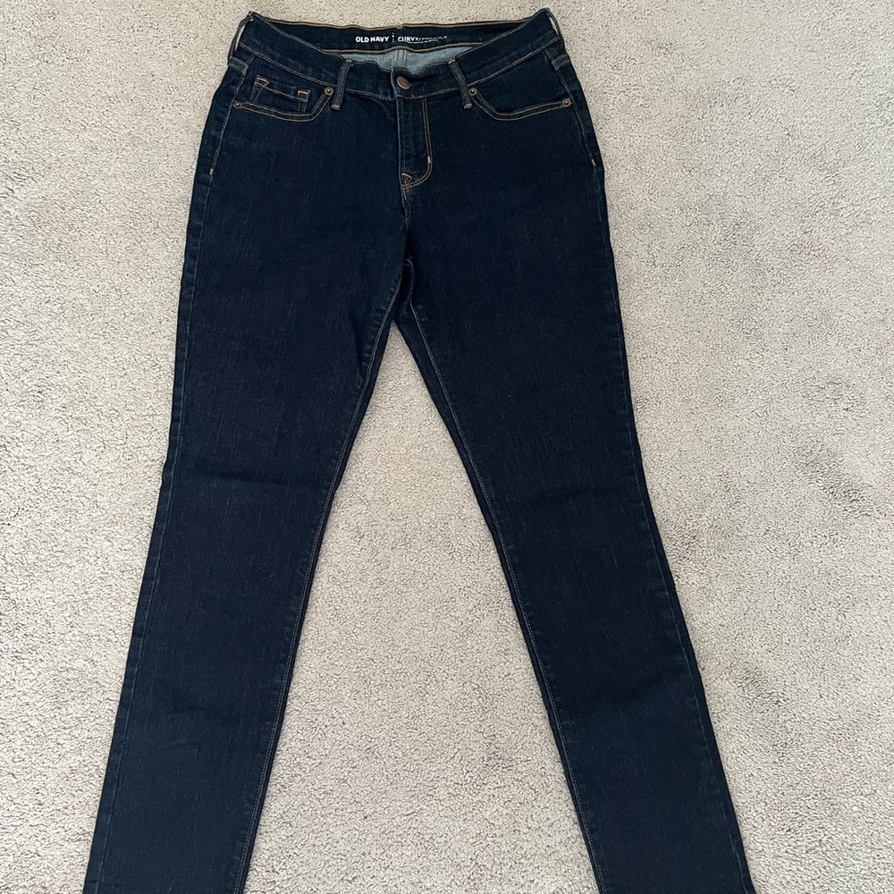 Old Navy Dark Wash Jeans- Curvy Fit